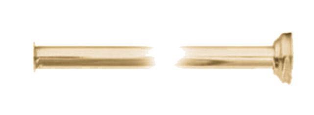 Выпуск (отвод) в стену для открытого сифона д/ванны, декор.чашка в компл., металл цв.бронза, Gaia ZZ