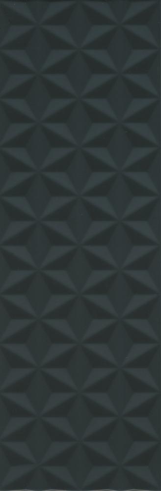 Диагональ черный структура обрезной |25x75