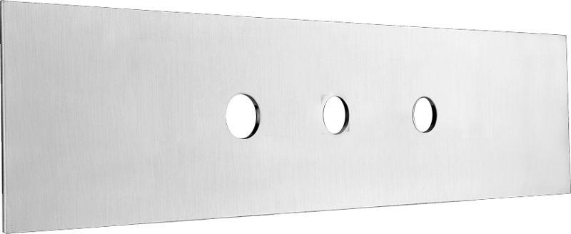 Пластина декорат. универсальная для смесителя на ванну встр. на 3 отв. (цв. хром) Gessi ZZ