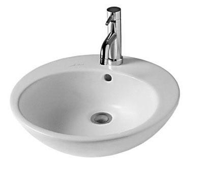 Раковина накладная на столешницу 475х475хh145мм, круглая, с отв. для смесит., Happy Hour 02:00 ZZ