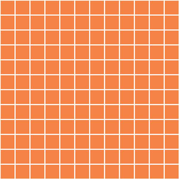 Темари оранжевый (мозаика матовая) l29.8х29.8
