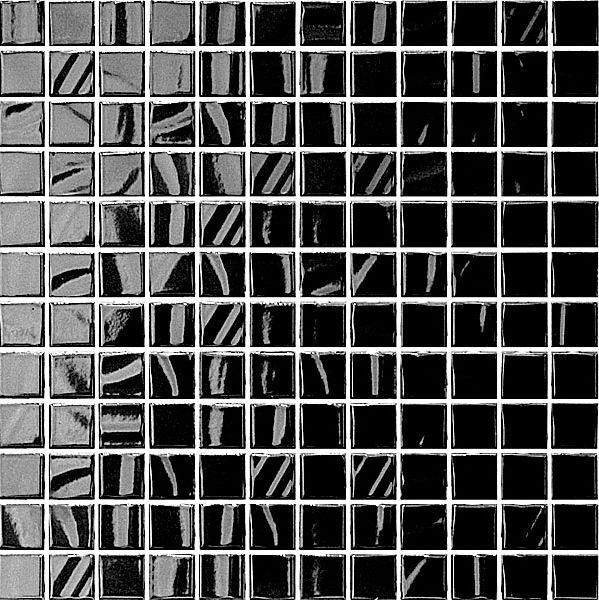 Темари чёрный (мозаика глянцевая) l29.8х29.8