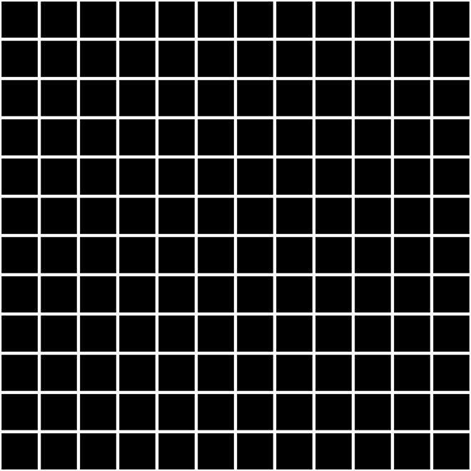 Темари черный (мозаика матовая) l29.8х29.8