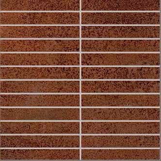 Мозаика Граните Стоун Оксидо Декор коричневый LLR лаппатир (n060881) чип4x4 ZZ|29.2x29.2