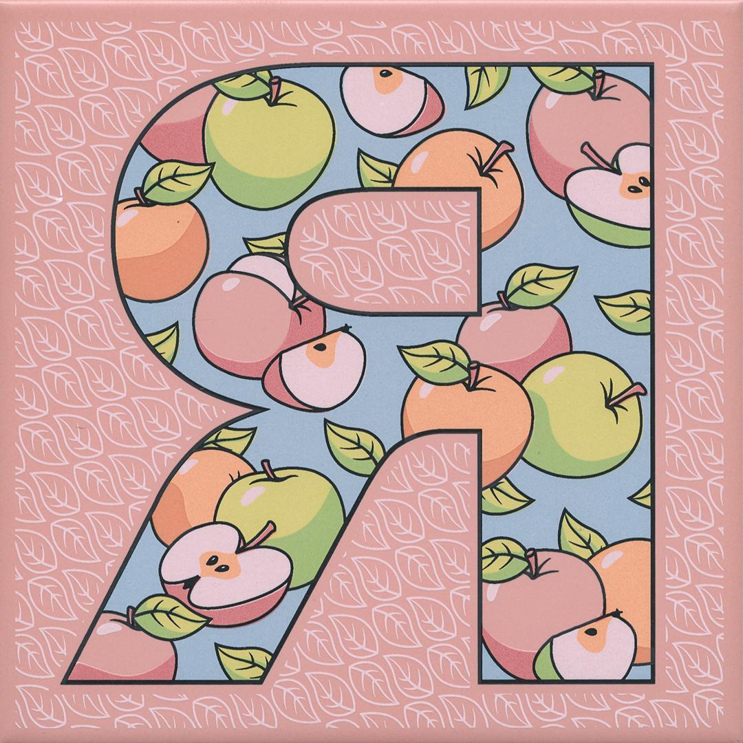 Декор Сад-огород Яблоко матовый ZZ 20x20