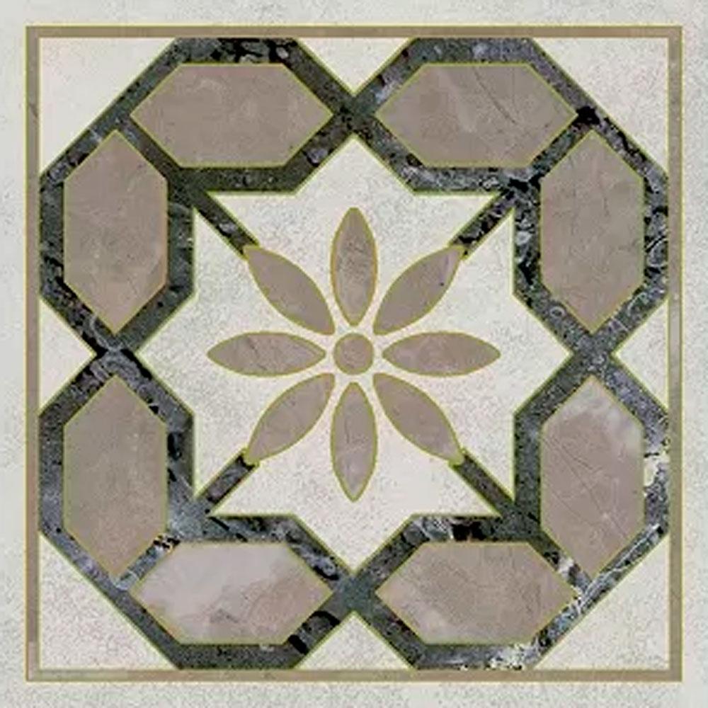 Вставка Серенада 1 лаппатированный обрезной 7,2x7,2