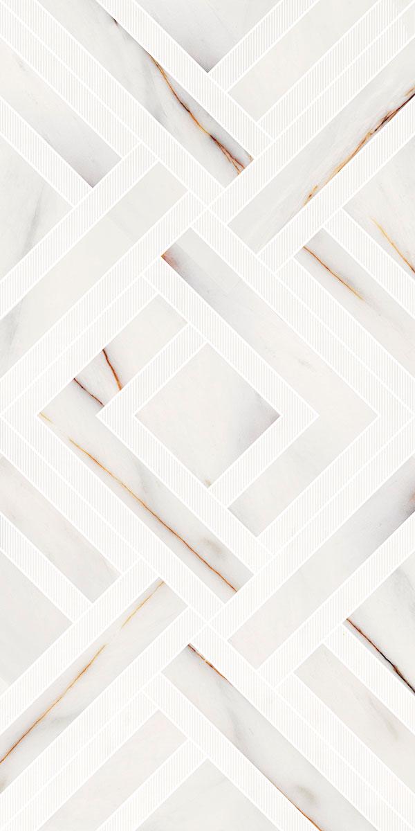 Rosso Venato Geometria 31.5x63