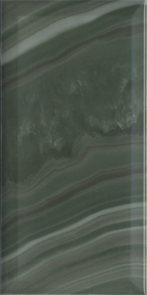 Сеттиньяно зелёный грань глянцевый 9,9х20