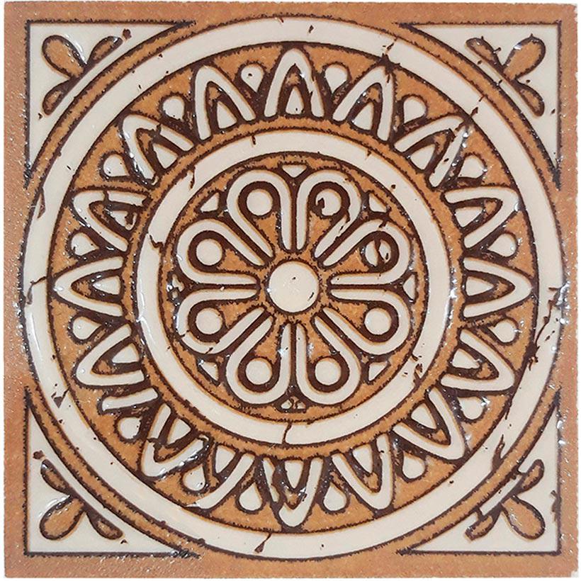 Напольная вставка "Антик" ZZ 6х6