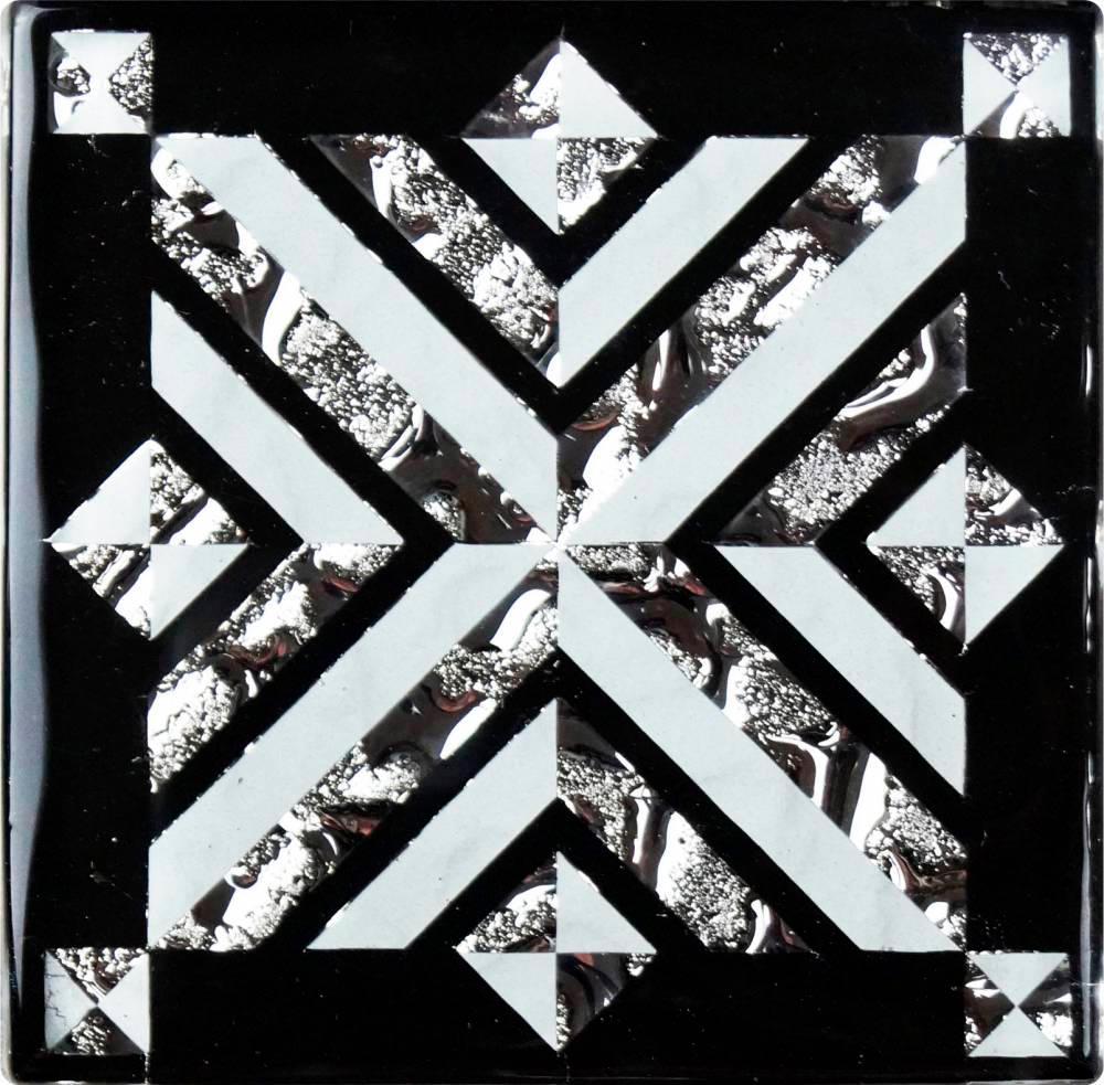 Вставка напольная "Алькор" платина|6,6х6,6