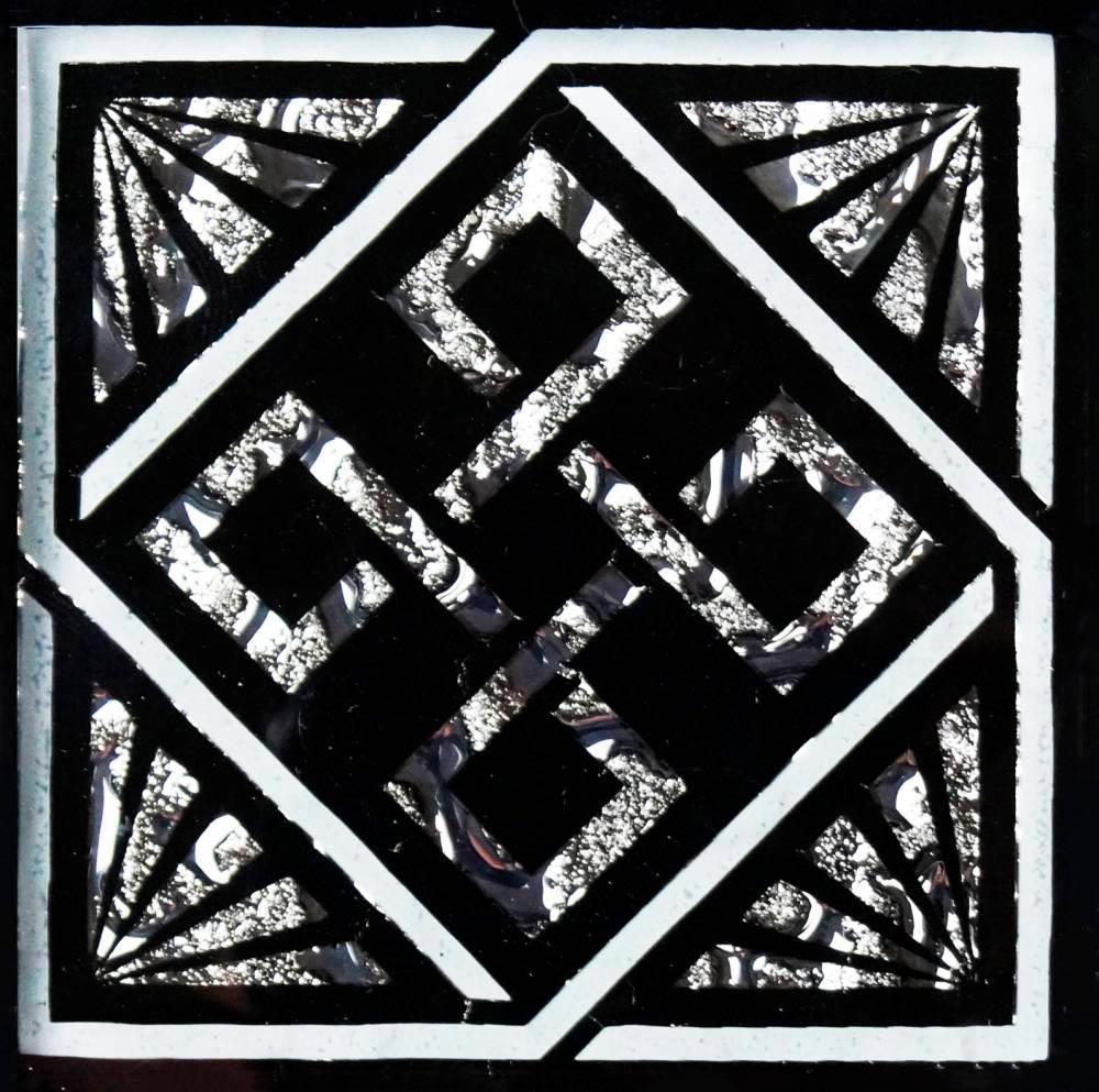 Вставка напольная "Дубхе" платина |6,6х6,6