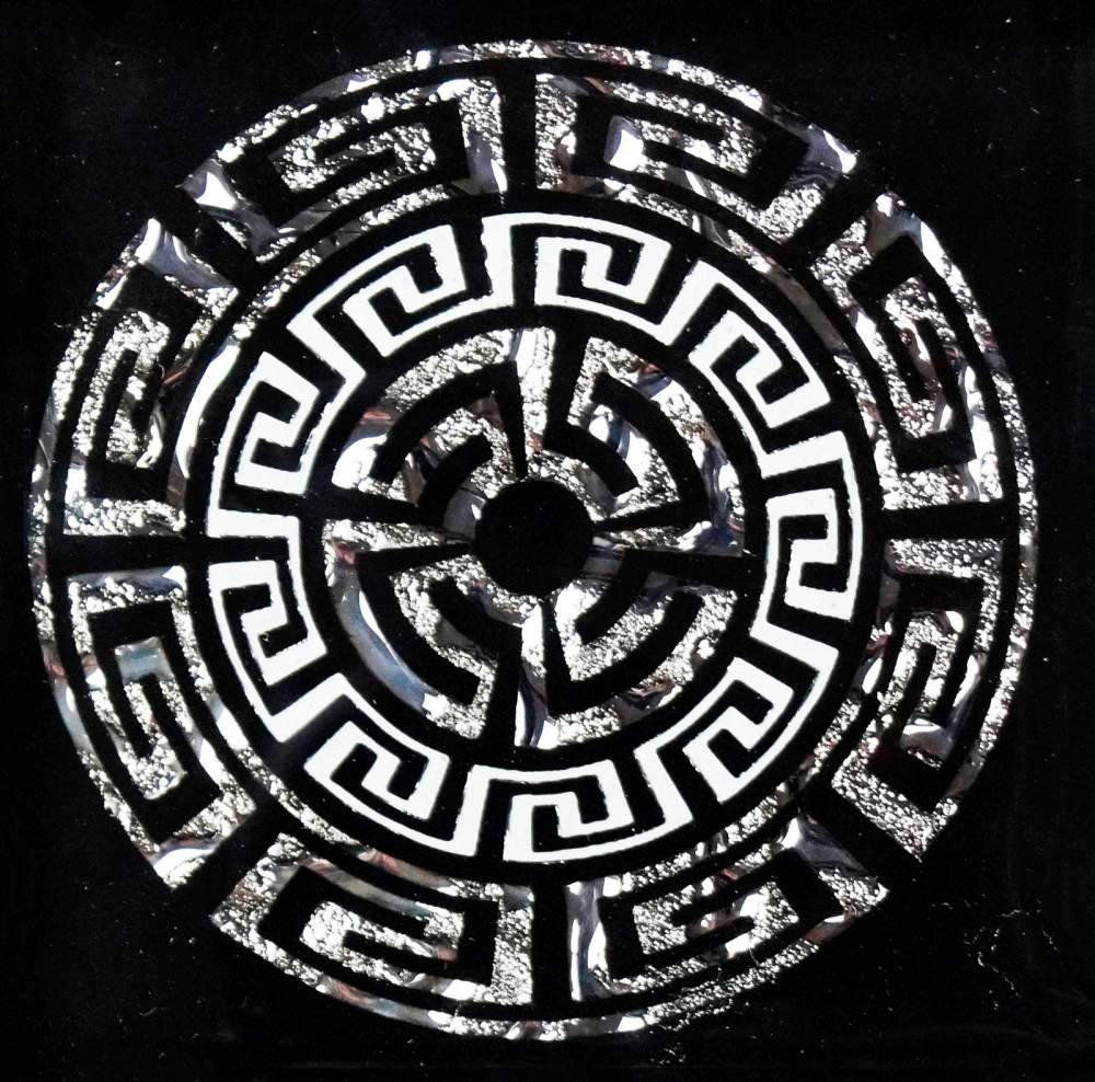 Вставка напольная "Альтаир" платина|6,6х6,6