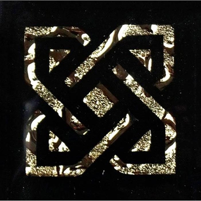 Вставка напольная "Зевс" золото|4.8x4.8