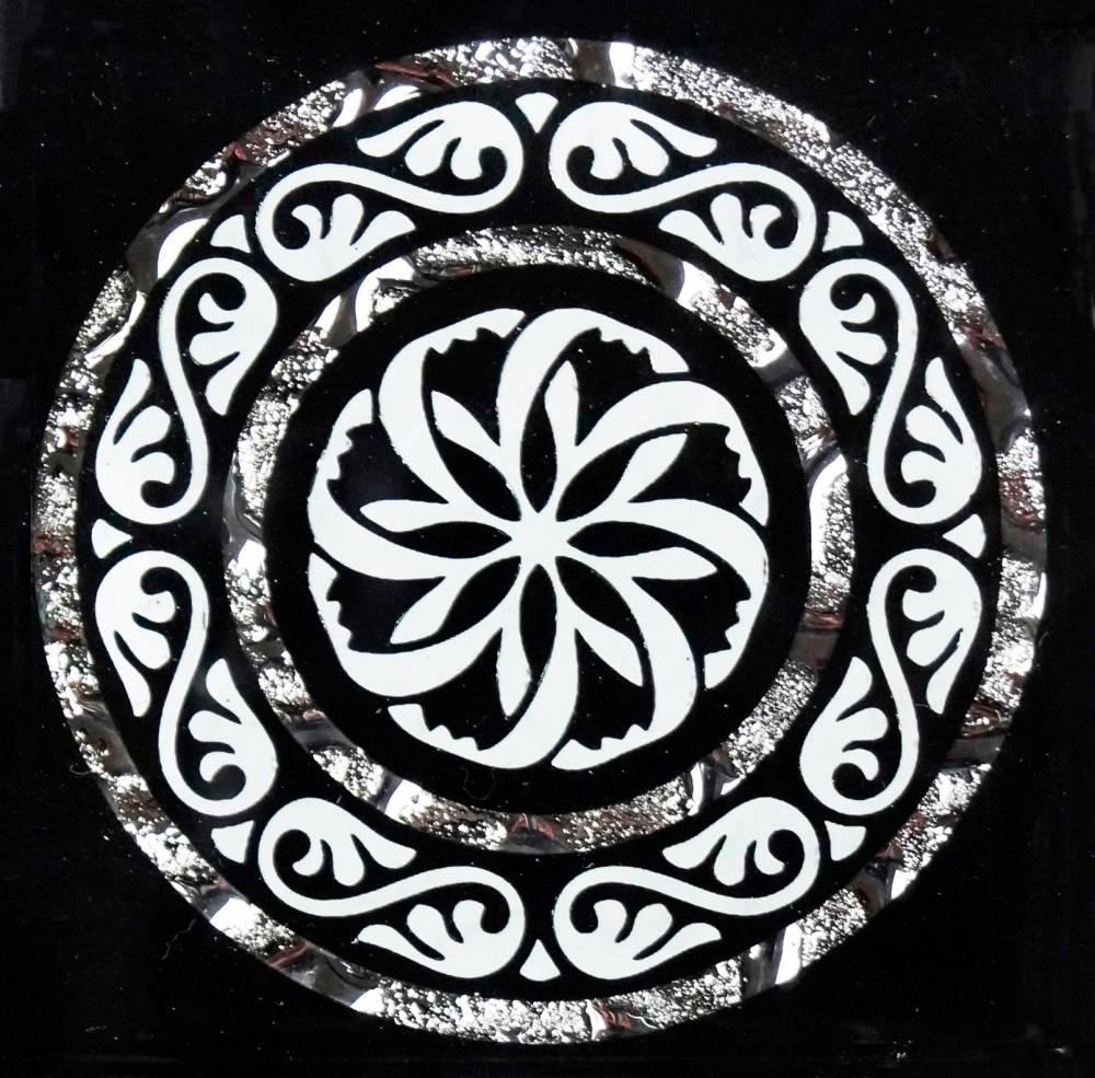 Вставка напольная "Хамаль" платина|6,6х6,6