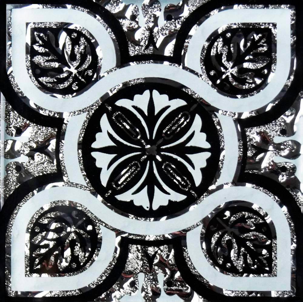 Вставка напольная "Орион" платина|8х8