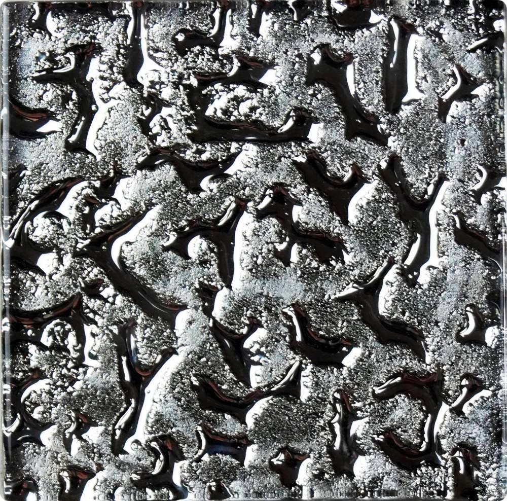 Вставка напольная моноколор  платина |6,6х6,6