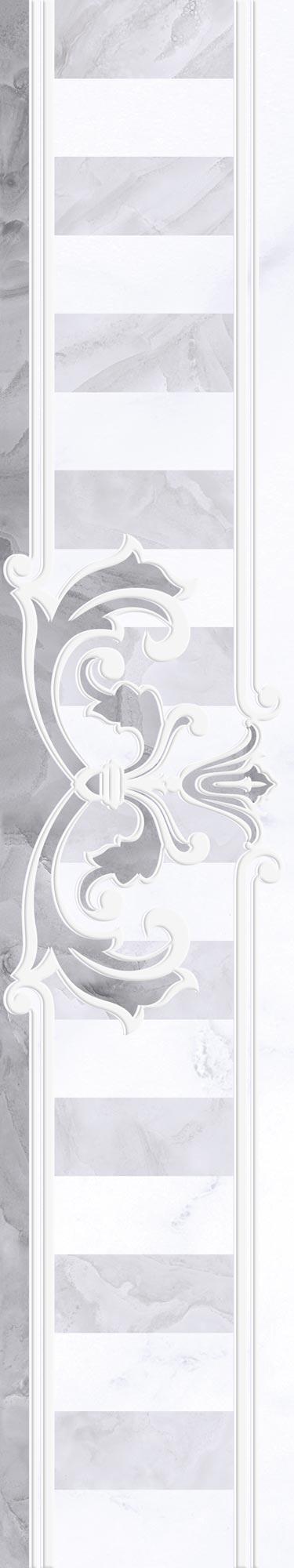 Милана сер бордюр 01 7.5x40