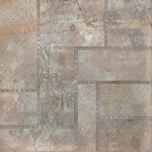 Ferrum Деко коричневый глазурованный матовый 60х60