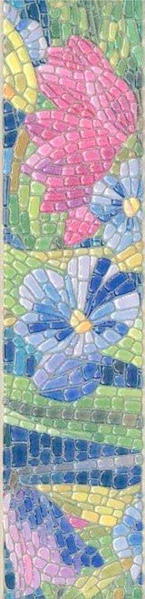 Бордюр Сад Моне A95 лаппатированный ZZ|7.2х30