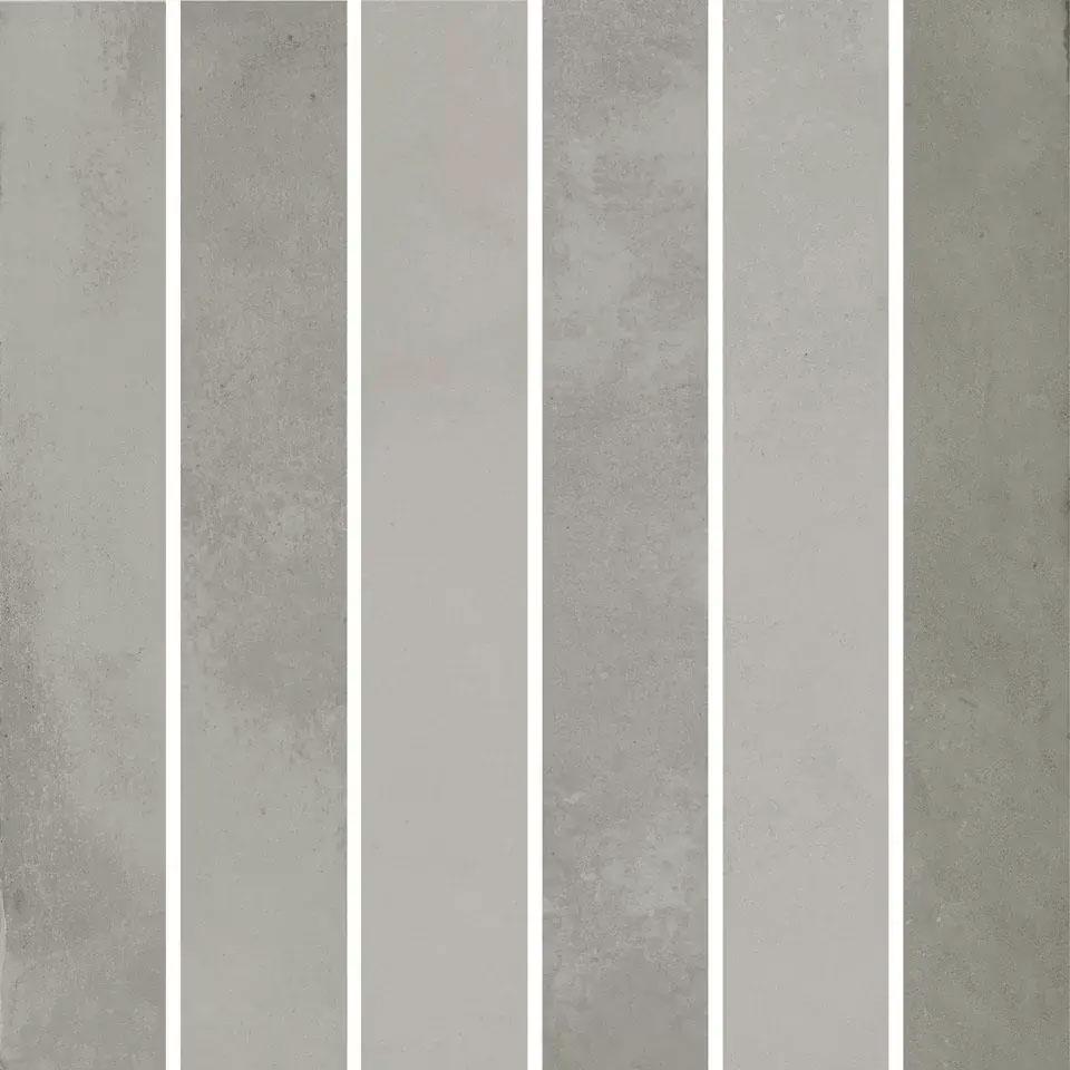 Декор Фес мозаичный серый глянцевый 15x15x0,77