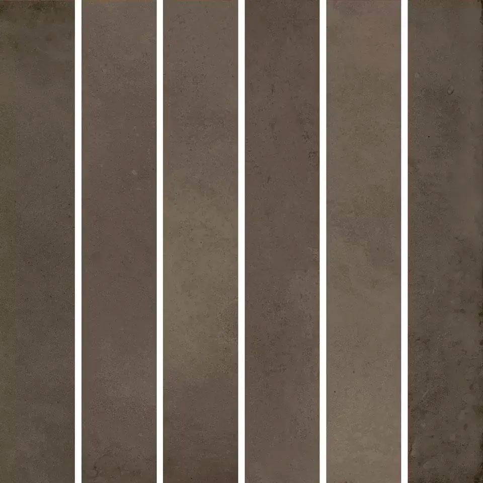 Декор Фес мозаичный коричневый глянцевый 15x15x0,77