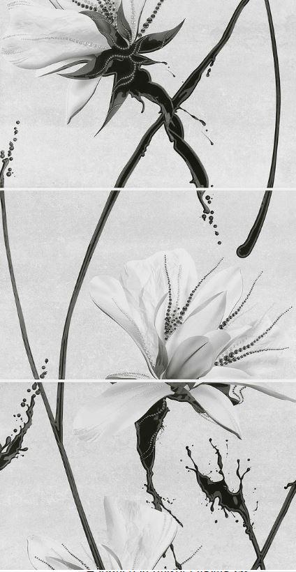 Панно Картье серый|40x75