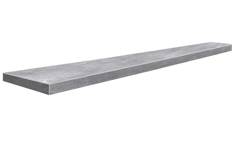 Ступень ЕВРО Техно Левая Риальто серый (n057707)|34.5х238.5