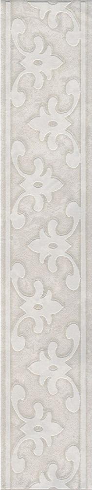 Бордюр Ферони серый светлый матовый 5.7х30