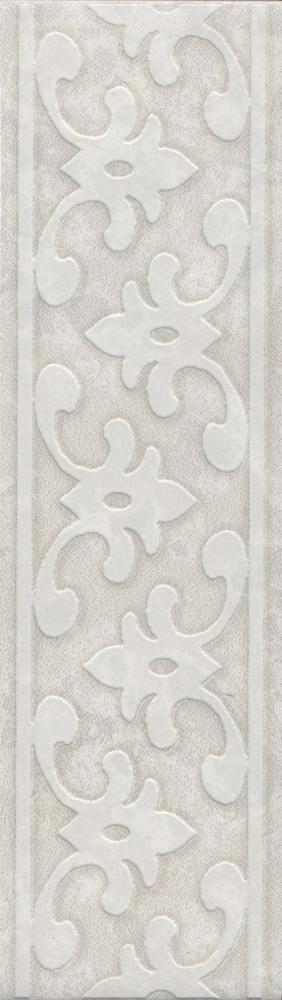 Бордюр Ферони серый светлый матовый 5.7x20