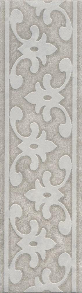 Бордюр Ферони серый матовый 5.7x20