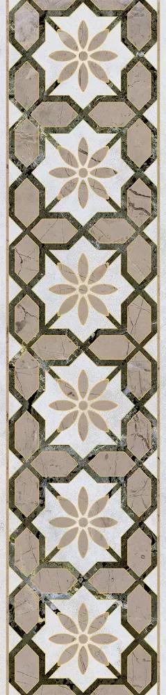 Бордюр Серенада 5 глянцевый обрезной 7.2x30