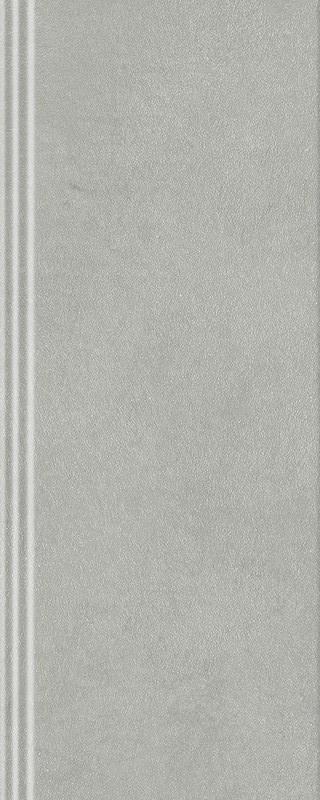 Плинтус Чементо серый матовый обрезной 12x30