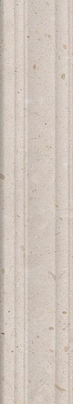 Бордюр Риккарди бежевый матовый структура обрезной 7.3x40