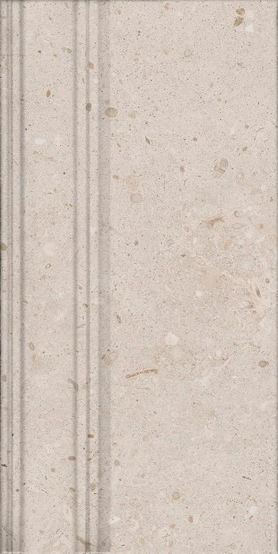 Плинтус Риккарди бежевый матовый обрезной 20x40