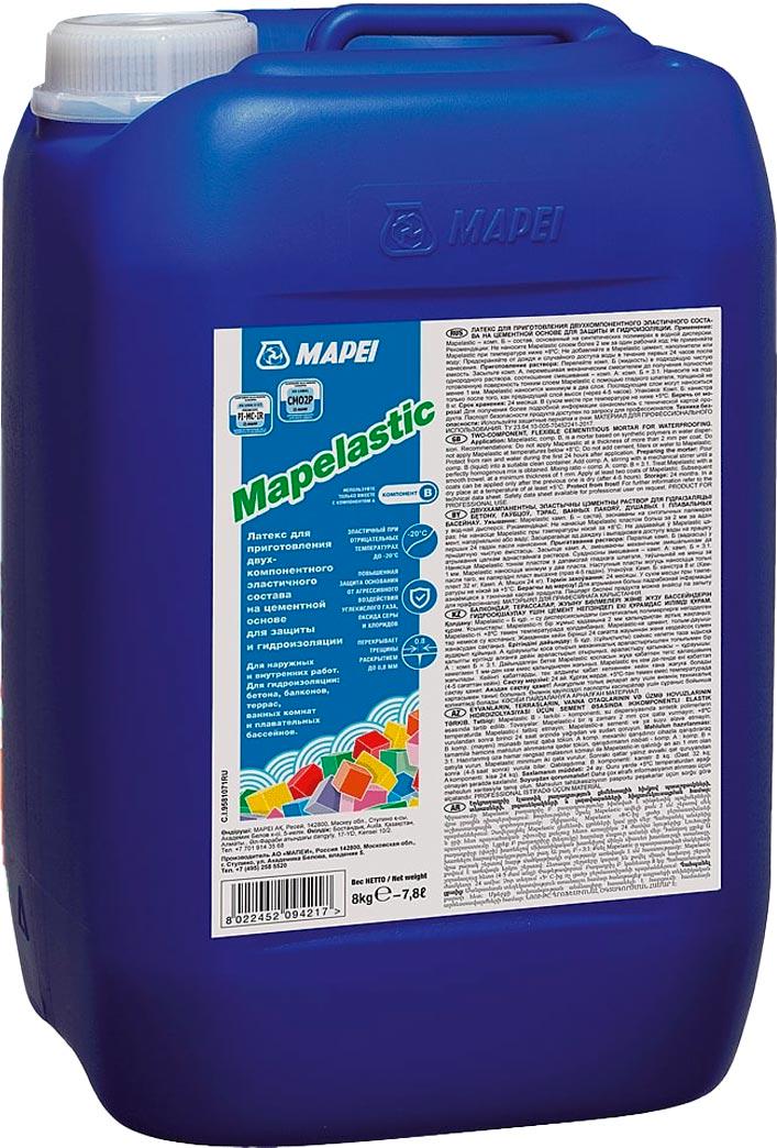 MAPELASTIC LIQUID ADMIXTURE /комп. B (жидкость)д/гидроизоляции ТОЛЬКО В РАВНОМ КОЛИЧЕСТВЕ С КОМПОНЕНТОМ A