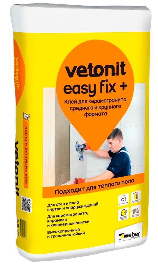 Вебер ветонит клей  Easy Fix+ 25 кг.