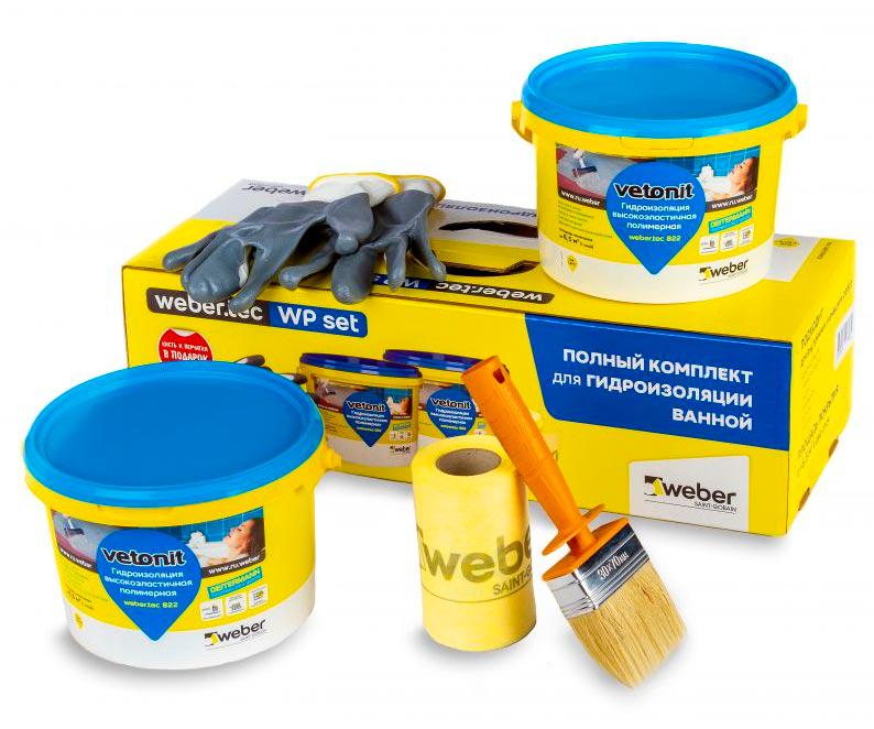 Вебер ветонит Ветонит Гидроизоляция набор tec WP set