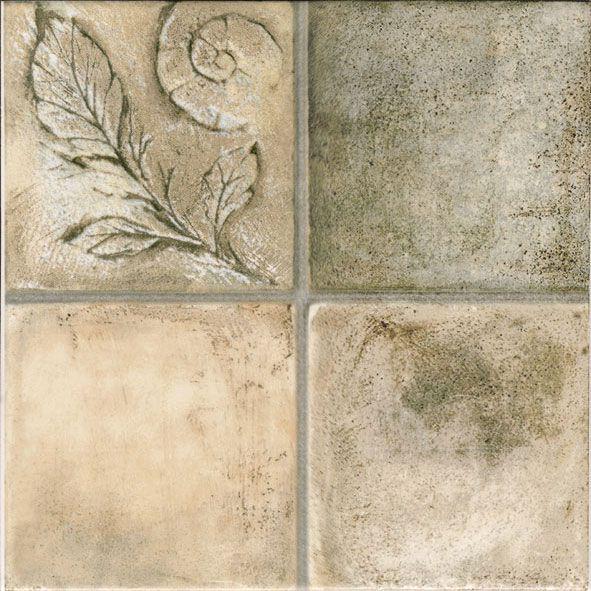 Керамогранит Бавария Объемный штамп коричневый l33х33