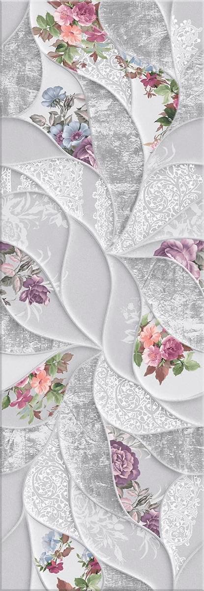 Malwiya Grey "Floris"|24.2x70