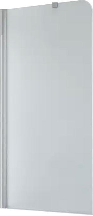 Шторка для ванны 76х139 см, профиль-хром, стекло - сатин ZZ