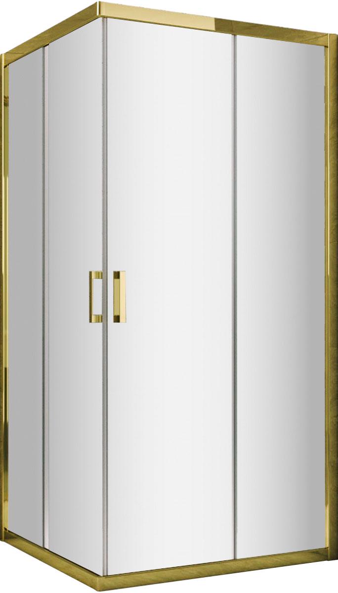 Душевое ограждение ZA TUR NOVO h199,1 120 09 01, высота 199,1см, фурнитура Золото глянцевое, стекло 6мм закаленное прозрачное, покрытие BriteGuard ZZ