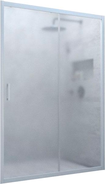 Душевое ограждение ZP+ZPV NOVO, 110x90x190 см, профиль белый, стекло сатин, ZZ
