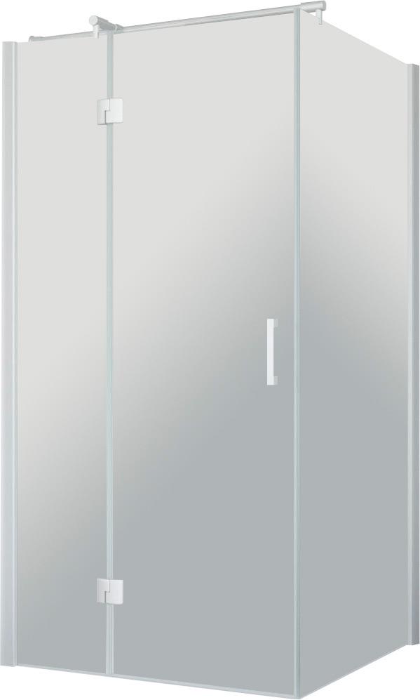 Душевой уголок AFP-Fis 110*120 07 01 L профиль матовый хром стекло прозрачное/ ЛЕВОЕ ZZ