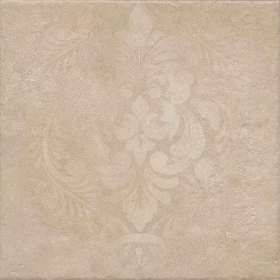 Хадду бежевый матовый декорированный 40,2x40,2x0,8