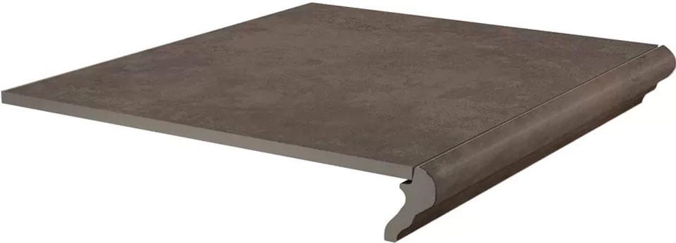 Ступень фронтальная Хадду коричневый матовый 40,2x34x0,8