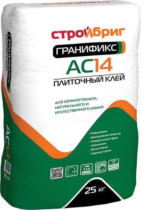 СТРОЙБРИГ Гранификс клей АС14 25кг  ( п.п.) ZZ