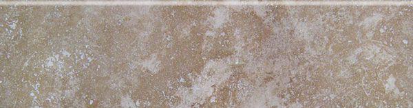 Step ClassicTravertine Medium/Light selection, filled, polished, CROSSCUT one long edge bullnosed |125x33x3