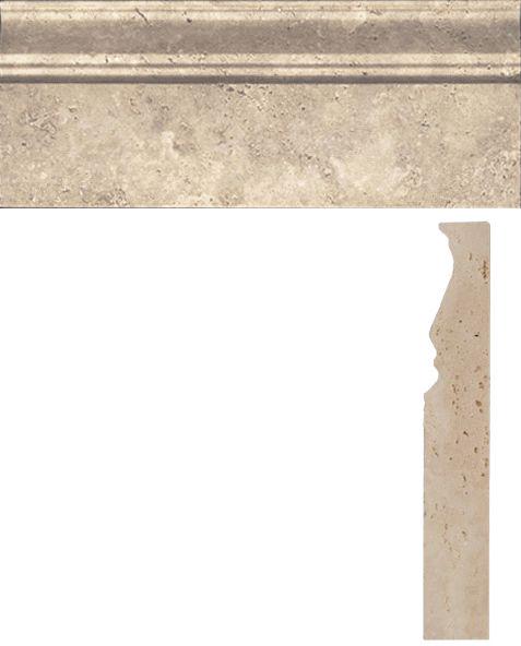 Moulding Baseboard ClassicTravertine, honed |10x2x30.5