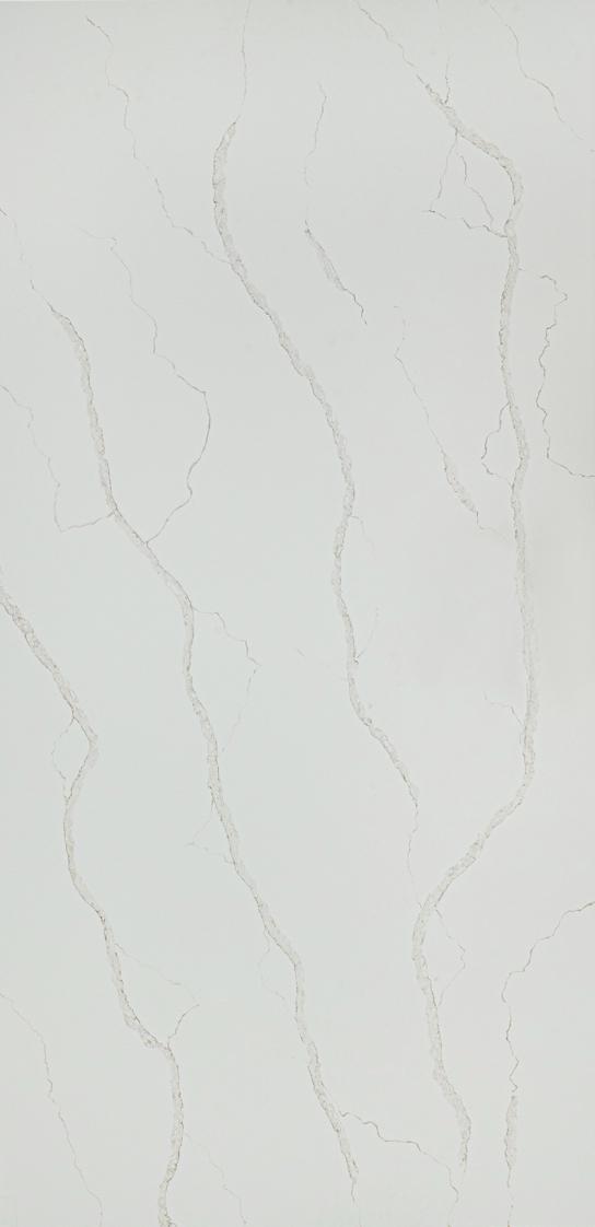 Кварцевый агломерат C4202 Calacatta Gold polished 330x165x2 (Вьетнам)