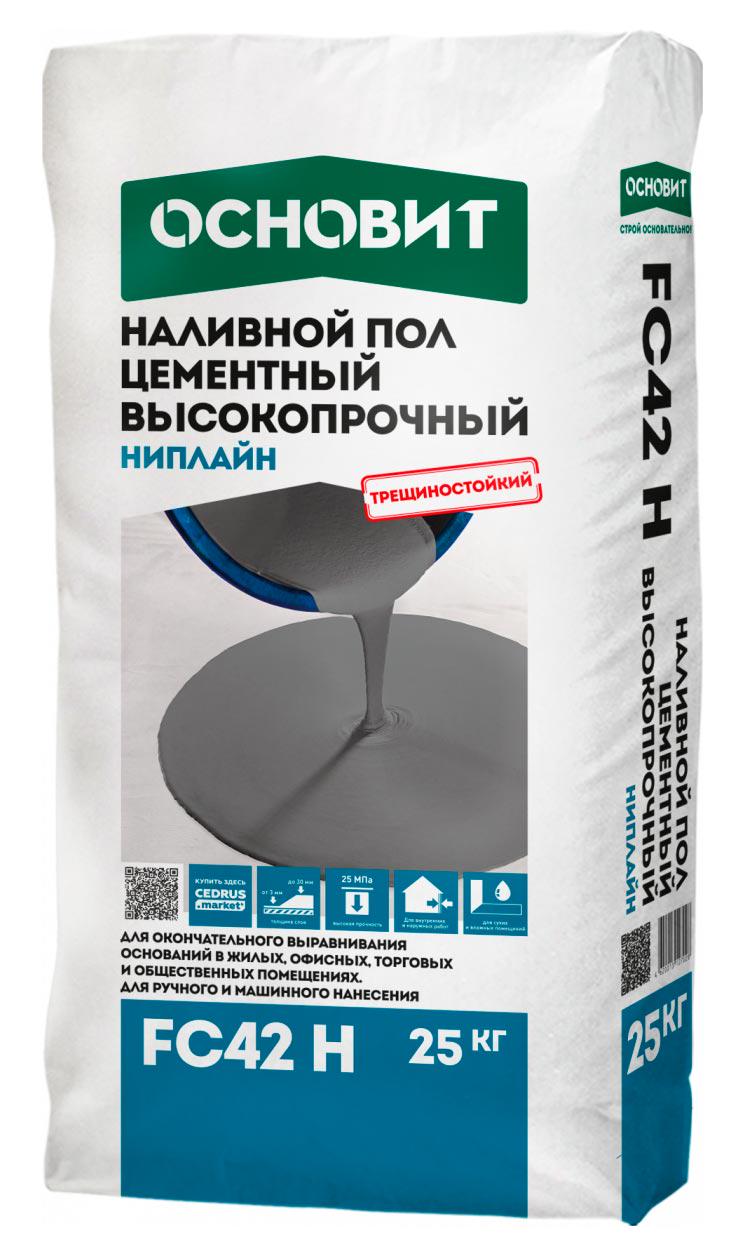 Наливной пол Основит Ниплайн FC 42, 25 кг ZZ